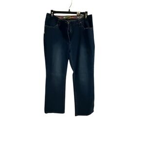 POWWOW Dark Blue Denim Jeans Size 12